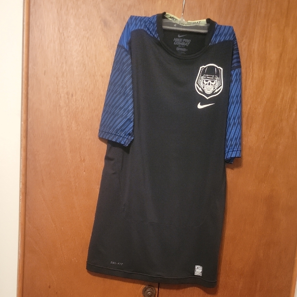 Nike Black and Blue Athletic Jerseys